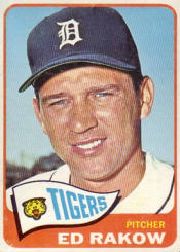 1965 Topps Baseball Cards      454     Ed Rakow
